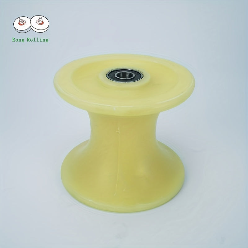 2pcs 4.65inch Sliding Gate Roller U Groove Nylon Roller 8mm Diameter