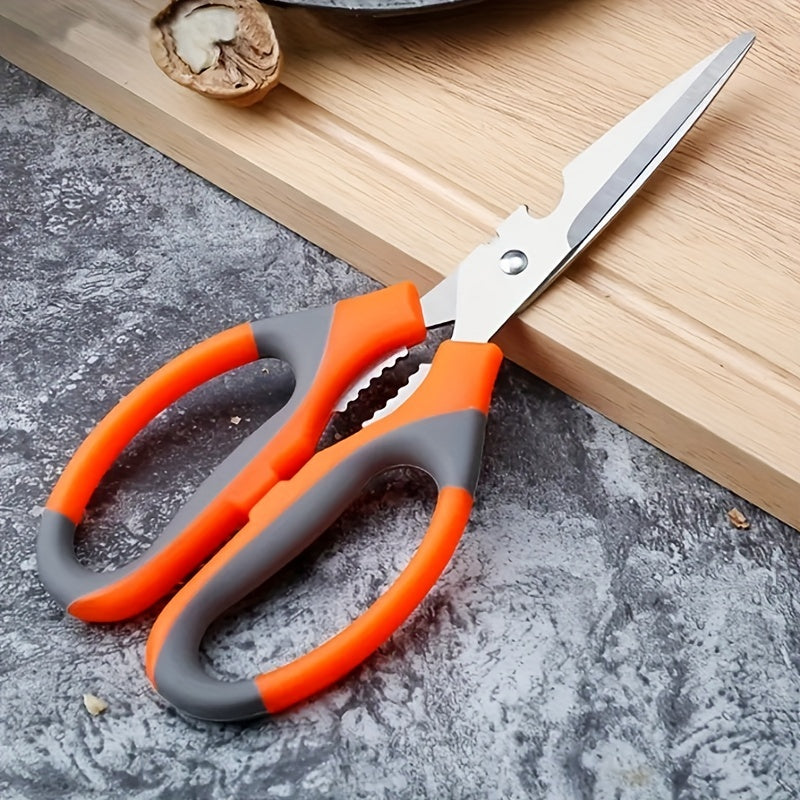 Stainless Steel Multifunctional Kitchen Scissors with Bottle Opener