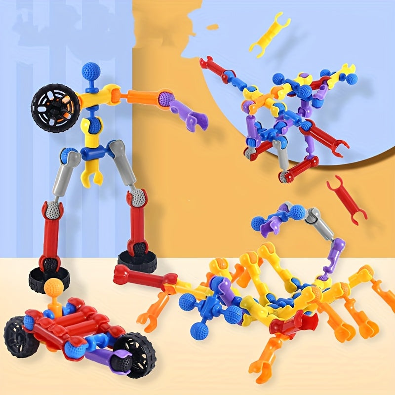 Interlocking Building Blocks Educational Puzzle Toy
