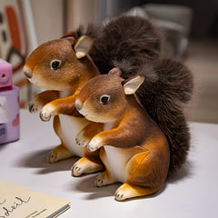 Simulation Squirrel Plush Toy Soft Stuffed Plush Animal Toy