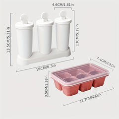 Silicone Ice Pop Molds Reusable Ice Cream Molds