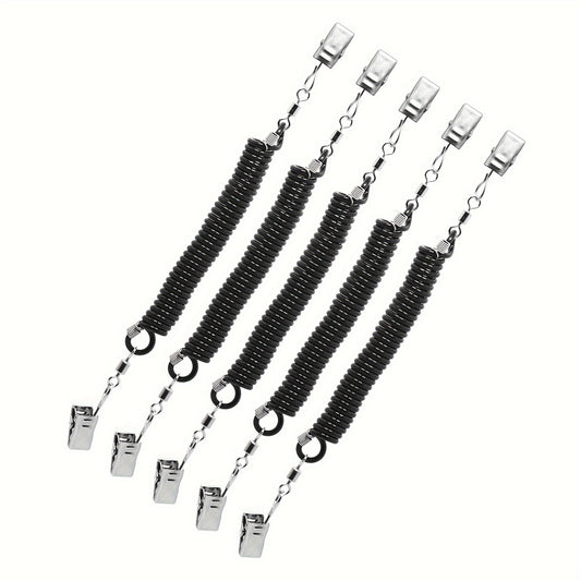 5pcs Hat Clip Retainer Windproof Stainless Steel Golf Cap Holder Travel Keeper