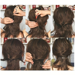 Magic Hair Braided Hair Curler Styling Set Hair Braid Pull Ponytail