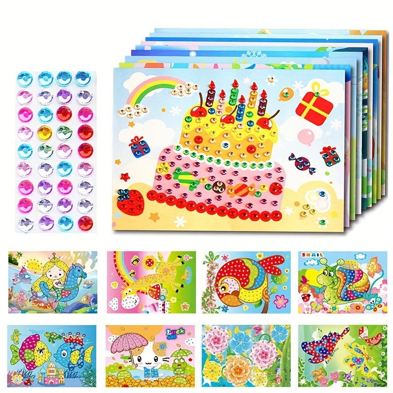 5Pcs Crystal Puzzle Toys for Kids - Perfect Gift for Activities & Crafts