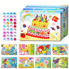 5Pcs Crystal Puzzle Toys for Kids - Perfect Gift for Activities & Crafts