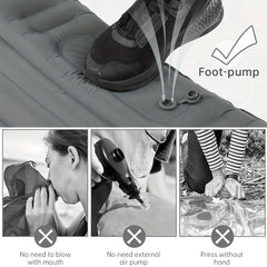 Ultralight Sleeping Pad with Pillow and Pump for Camping