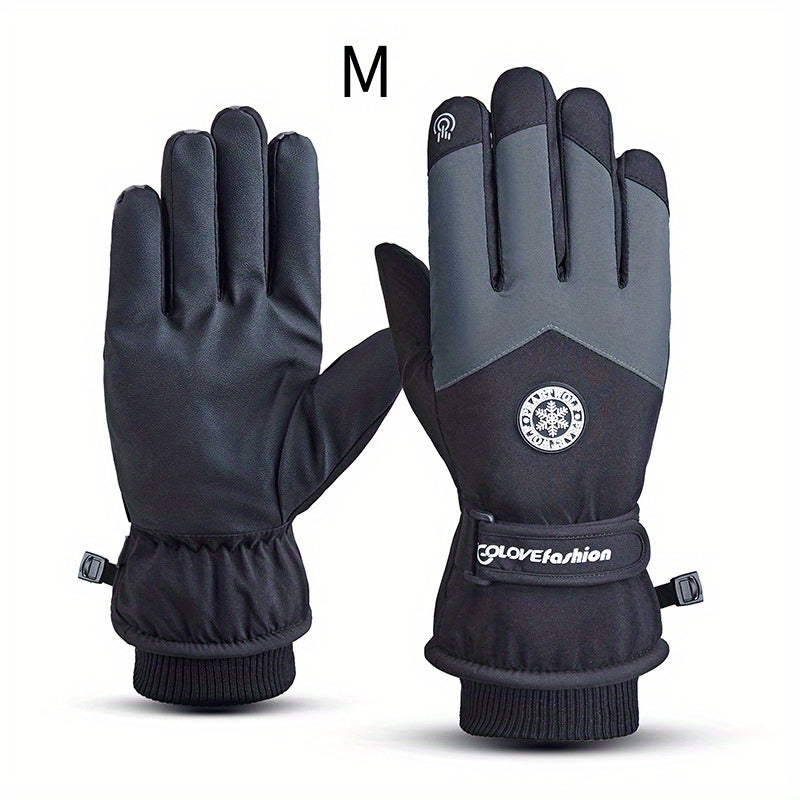 Outdoor Winter Skiing & Cycling Gloves - Waterproof & Windproof