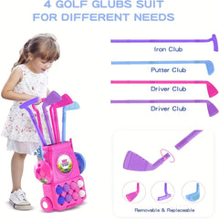 Kids Golf Club Toddler Golf Set with 8 Balls and Putting Pad