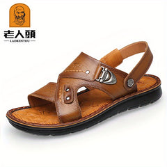 LAORENTOU Men's Outdoor Hiking Sandals Non Slip Beach Shoes