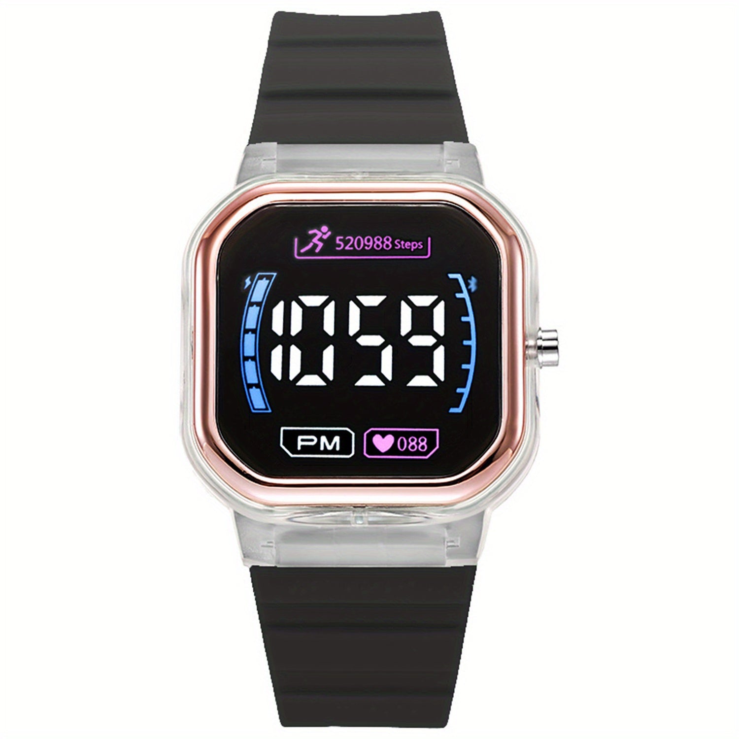 LED Display Children's Colorful Electronic Watch