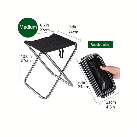 Portable Folding Outdoor Stool Camping Hiking Fishing