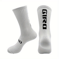 Breathable Mid Calf Sports Socks for Cycling Running - 1 Pair