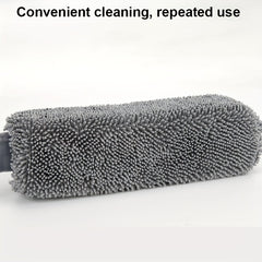 Car Wheel Cleaning Brush Tire Cleaner Long Handle Cloth Cleaning Tool