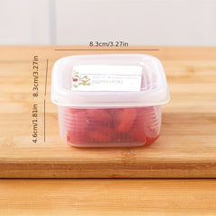 3pcs Plastic Refrigerator Storage Box Transparent Fridge Fruit Vegetable Crisper