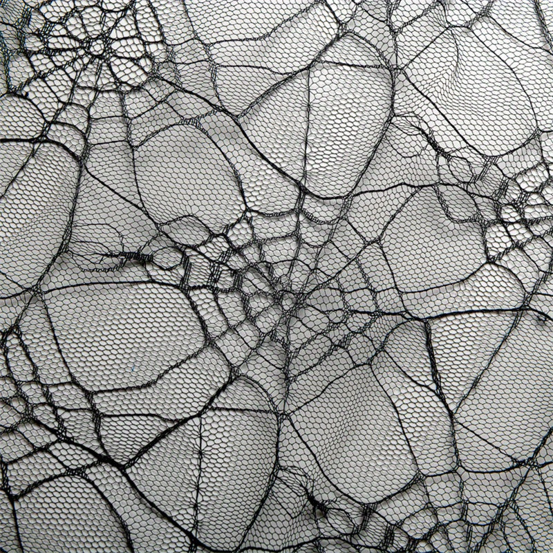 Halloween Spider Web Jacquard Lace Fabric