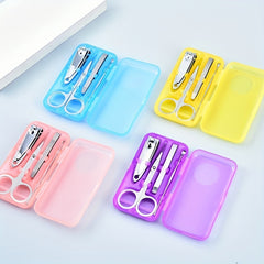 4pcs Nail Clipper Set for Perfect Manicures and Nail Art