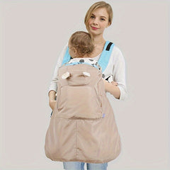 Windproof & Warm Baby Carrier Cloak Waterproof Stroller Cloak