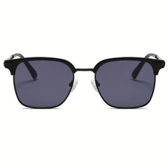 Square Metal Sunglasses Anti Glare UV400