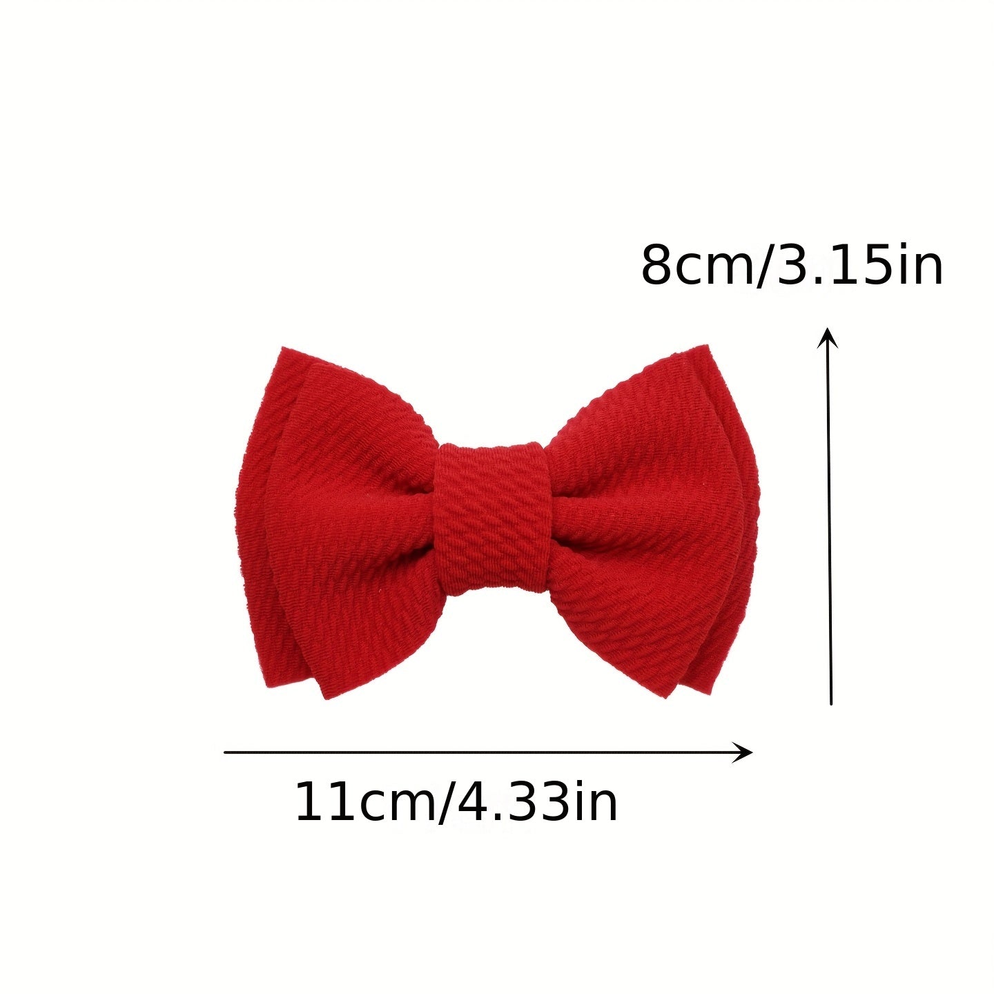 Bowknot Twill Bubble Fabric Double Layer Hairpin Headwear Hair Accessories