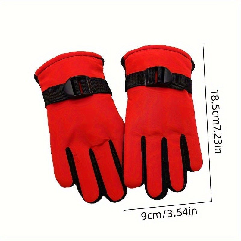 Kids' Skiing Coldproof Gloves Winter Waterproof & Windproof Gloves