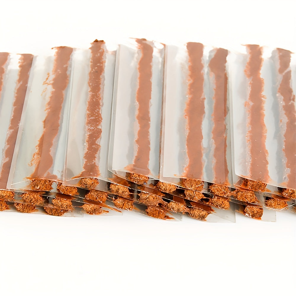 30pcs Car Tubeless Tire Seals Repair Strips with Glue for Tyre Plug Puncture