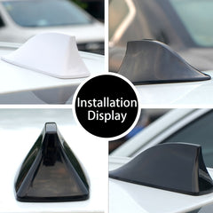 Car Modified Shark Fin Roof Fin Antenna Decorative Perforation Accessory