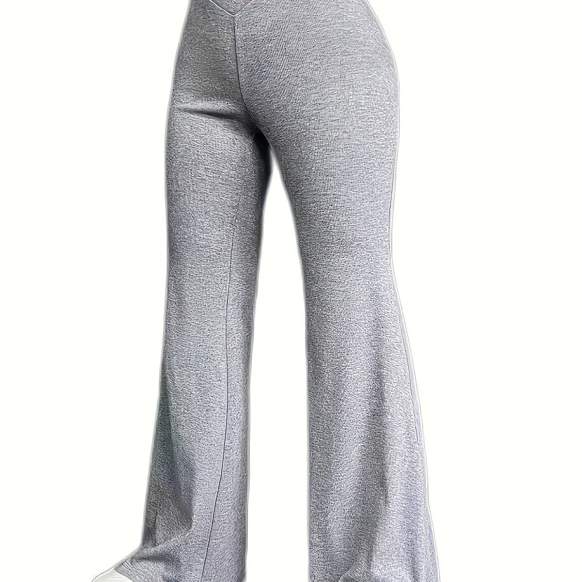  Wrap High Waist Flared Leg Yoga Pants