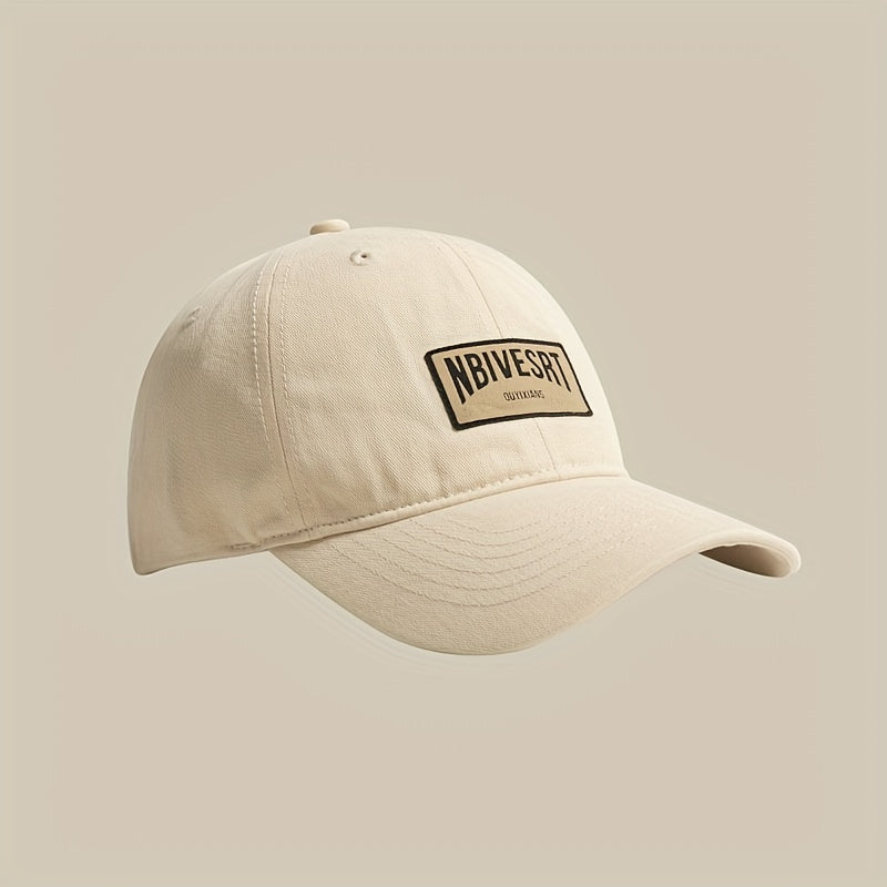 Japanese Retro Soft Top Baseball Cap Patched Sunshade Peaked Cap
