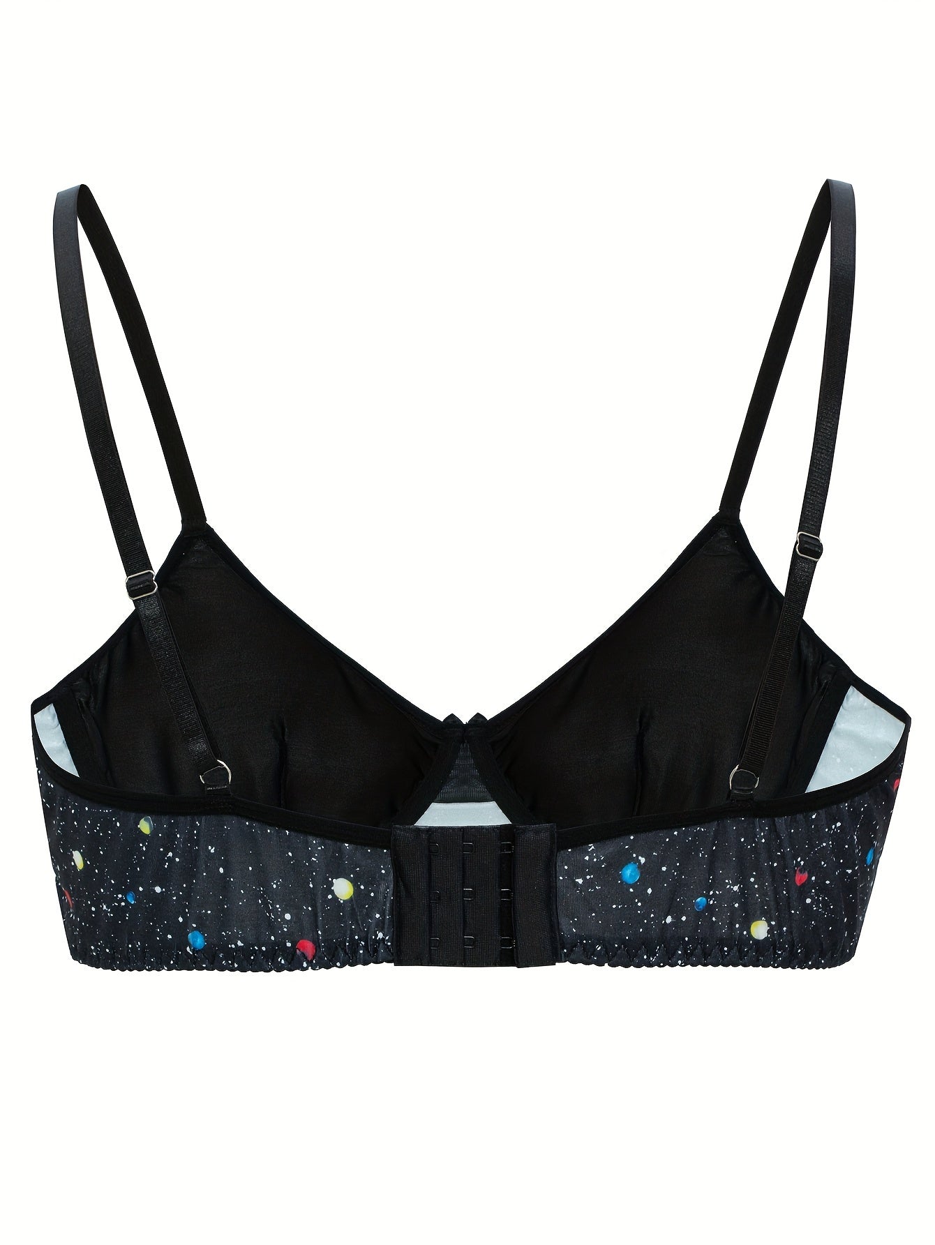  Sexy Planet Print Underwire Bra