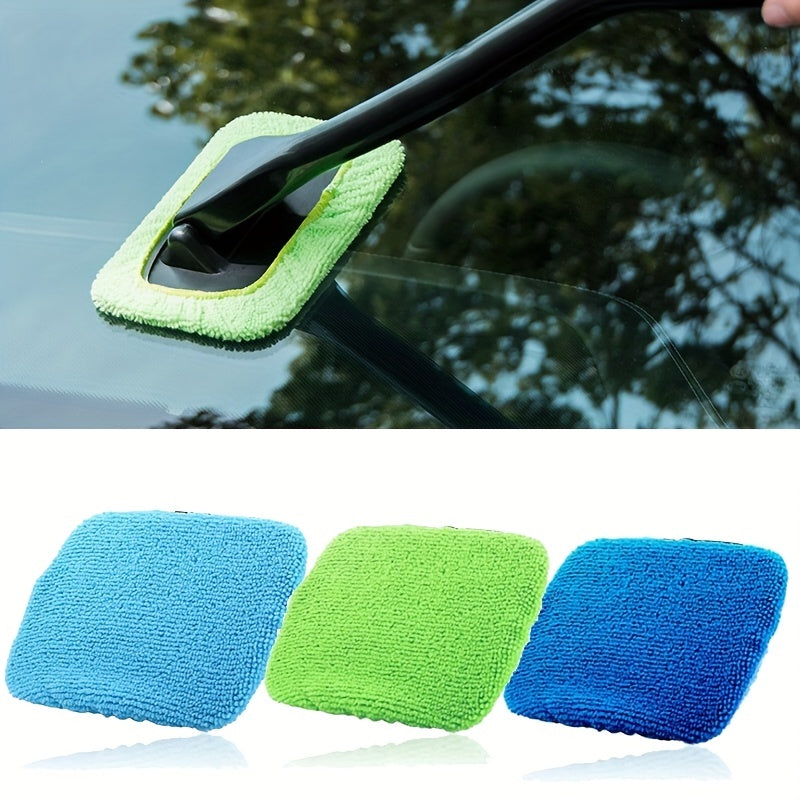 4pcs Car Window Cleaner Brush Replacement Cloth