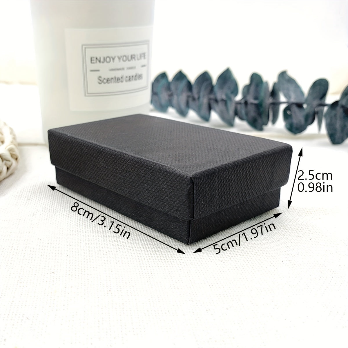 Classic Style Ring Earrings Set Box Jewelry Packaging Box