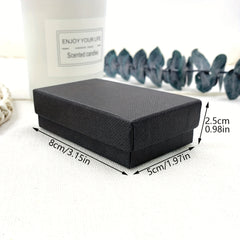 Classic Style Ring Earrings Set Box Jewelry Packaging Box