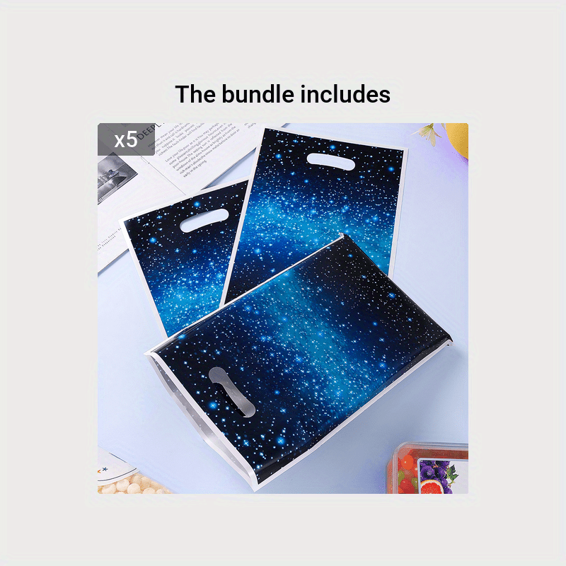 10pcs Starry Sky Theme Party Favor Bag