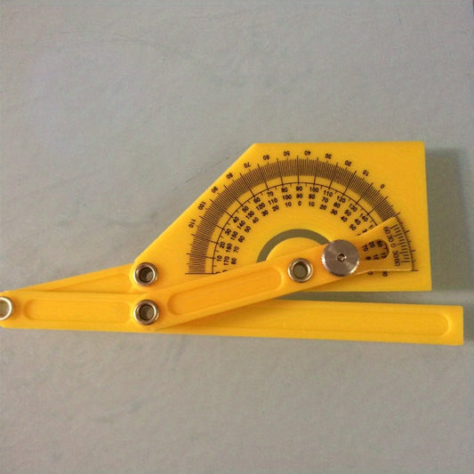 Protractor Angle Finder Woodworking Tool 0-180 Outside Inside Angle Gauge Ruler