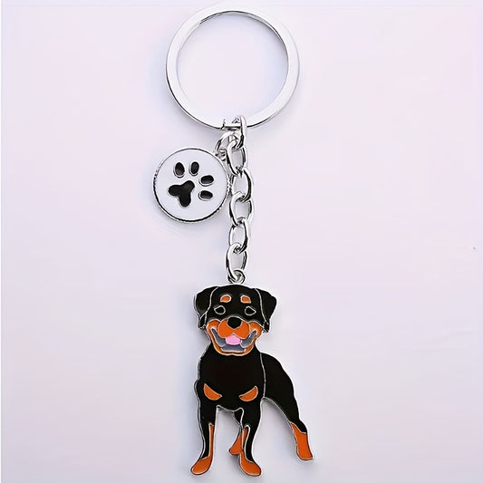 Dog Key Chain Cartoon Puppy Charm Pendant Decoration for Bag Purse Wallet