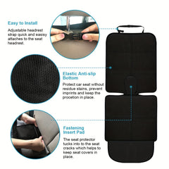 Waterproof Fabric Car Seat Protector Thick Padding for Baby and Pets