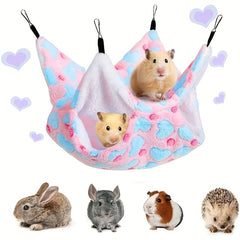 Double Layer Pet Hammock Cozy Sleeping Bag for Chinchilla Parrot Guinea Pig