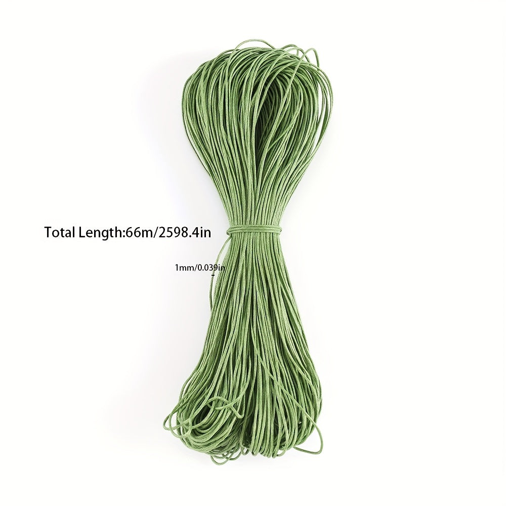 43" 1mm Waxed Thread Leather Cord DIY Jewelry Making Accessories