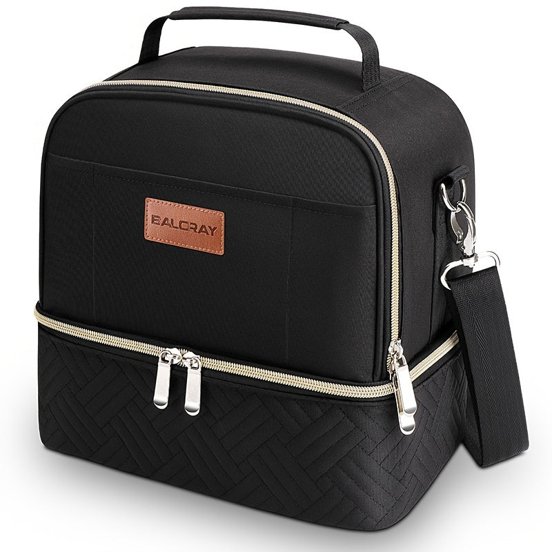Insulated BALCRAZY Lunch Bag Cooler with Front Pocket