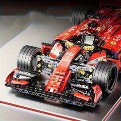 Red Formula Racing Building Blocks Set