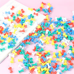 40pcs Mixed Round Push Pins for Students