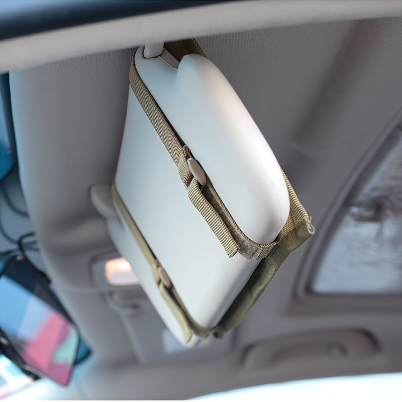 1pc Car MOLLE Visor Organizer Storage Holder Pouch Bag