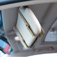 1pc Car MOLLE Visor Organizer Storage Holder Pouch Bag