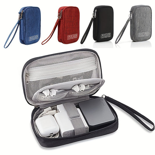 Zipper Data Cable Bag Travel Organzier Lightweight Container
