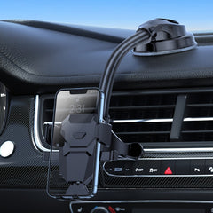 Secure Phone While Driving Car Cell Phone Holder Suction Cup Bracket