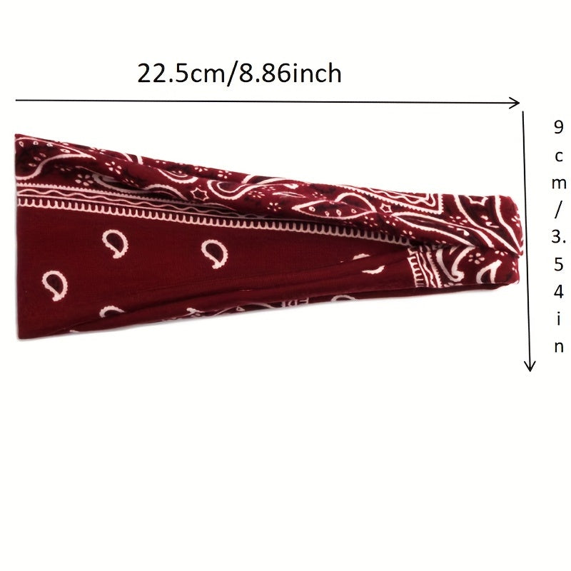 Boho Style Floral Pattern Headband for Women