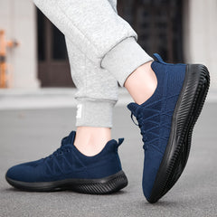 Mesh Breathable Flying Woven Shoes Running Lightweight Sneakers