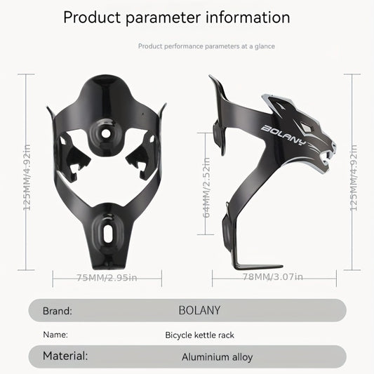 Colorful Aluminum Alloy Bike Bottle Holder Lightweight Anti Scratch Cup Mount