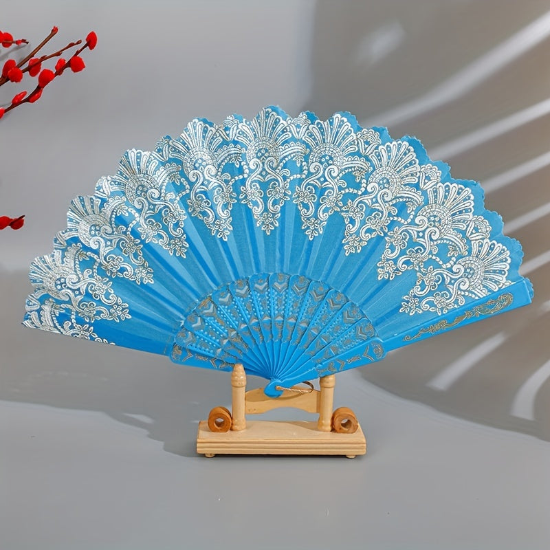 Antique Folding Fan 17 78 Cm For Women Girls Men