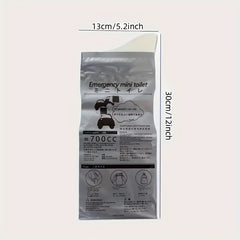 4pcs Emergency Urinate Bags 23.67oz Portable Outdoor Travel Toilet Vomiting Bag